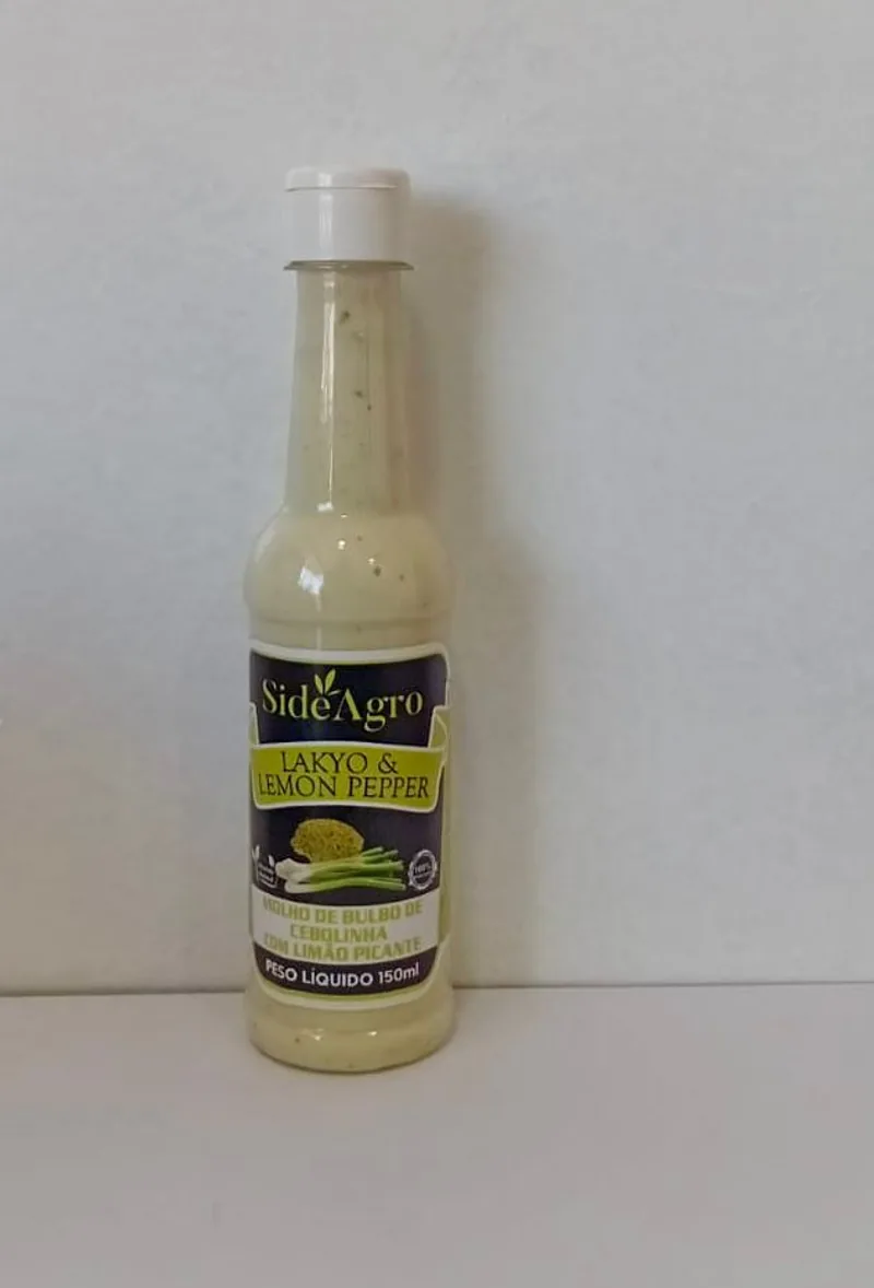 Molho de cebolinha com limão picante SideAgro, 150 ml