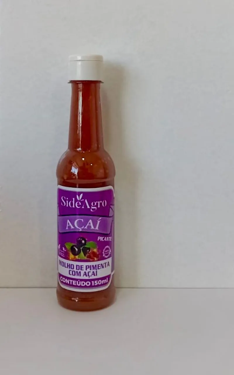 Molho de pimenta com açaí SideAgro, 150 ml